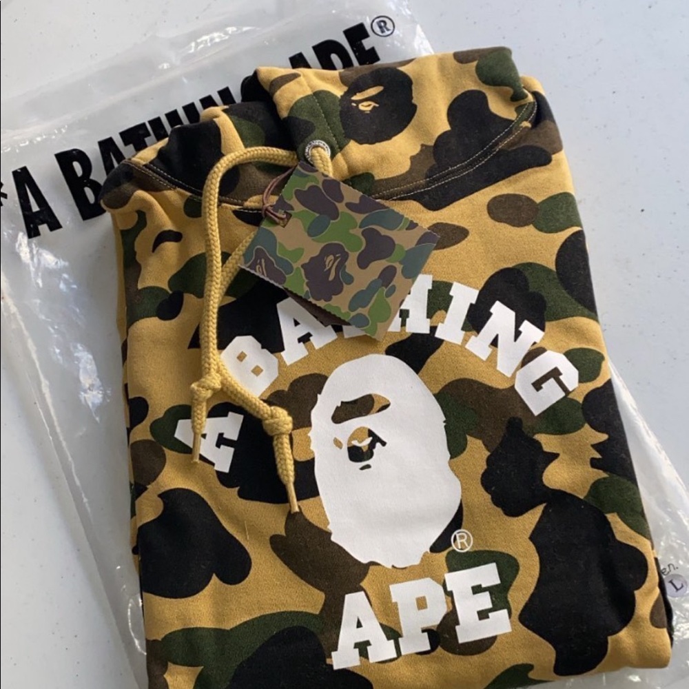 Bape camo hoodie